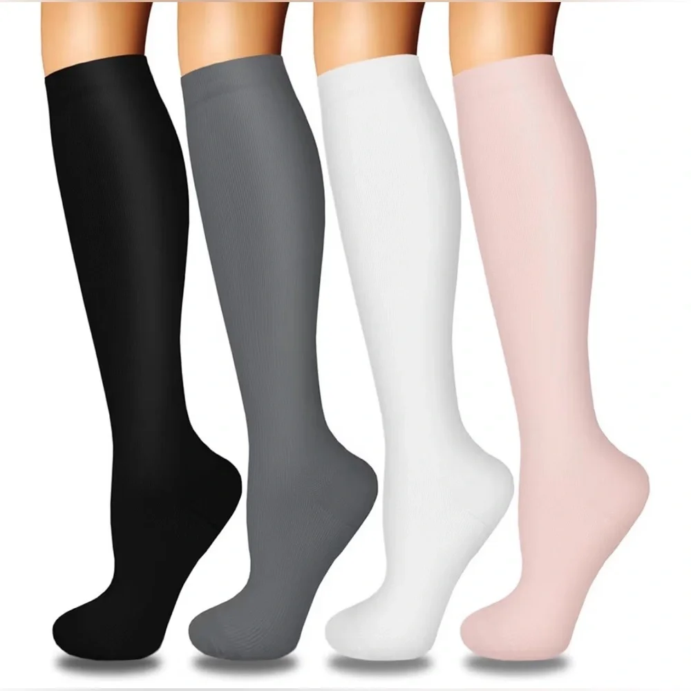 Iseasoo Adult 4 Pack Compression Socks NWT Size L/XL
